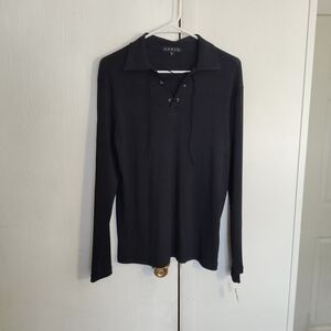 Black Long Sleeve Women's Top